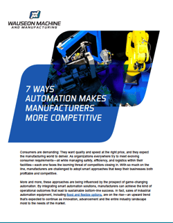 7 Ways Automation Makes Manufacturers More Competitive